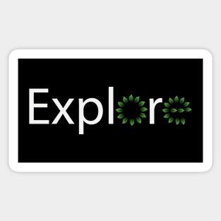 Explore artistic text design Sticker